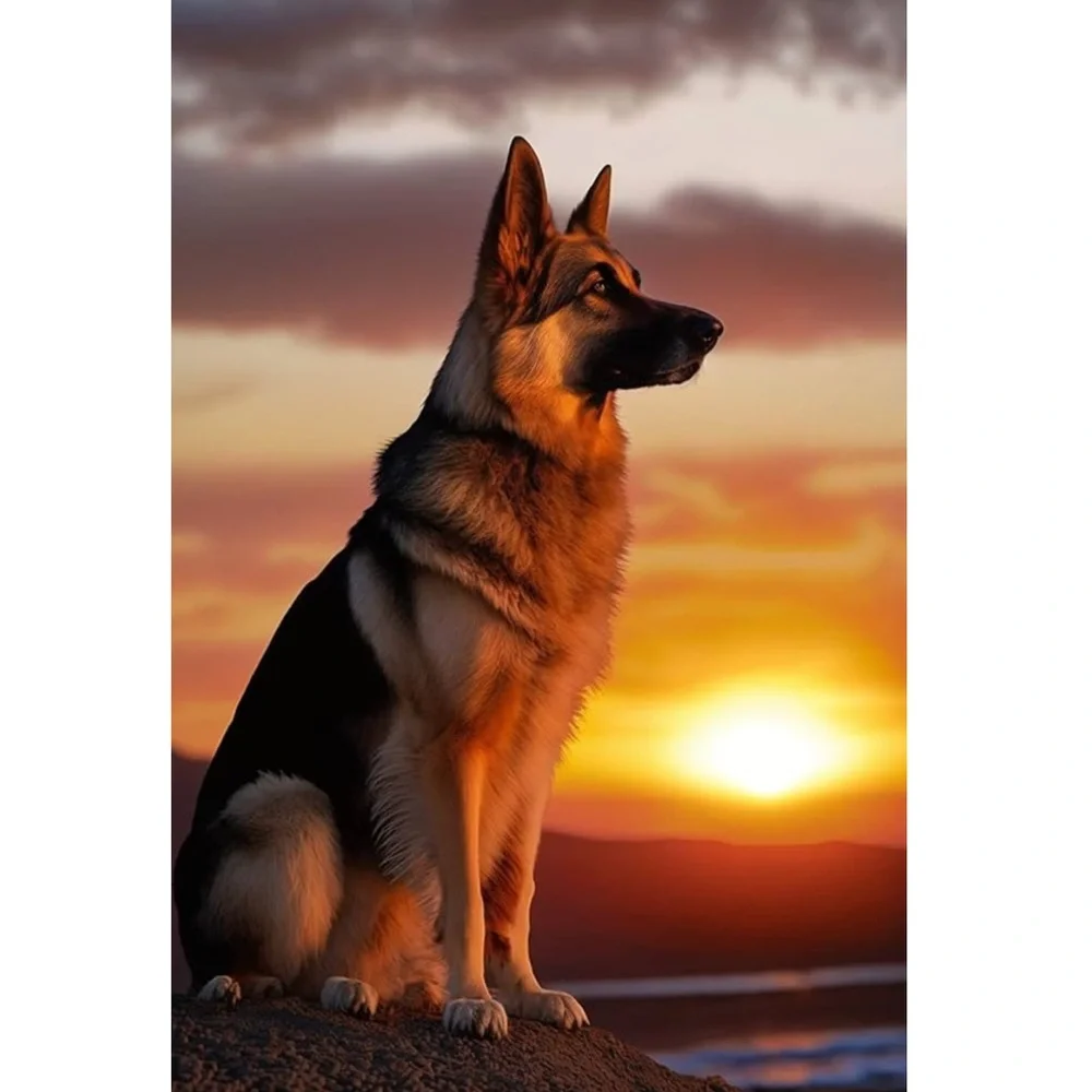 German Shepherd dog Jigsaw Puzzles 500 piece new unopened